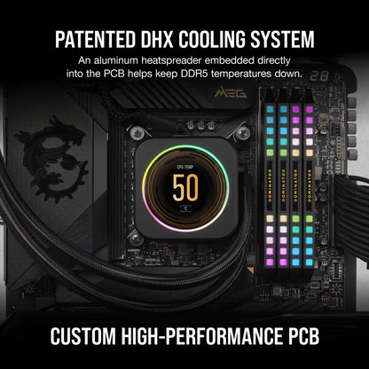 Computer hardware with a patented DHX cooling system and custom high-performance PCB.