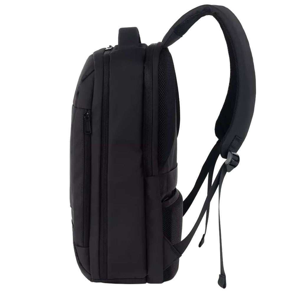 Stylish black Canyon BPL-5 laptop backpack on a white background