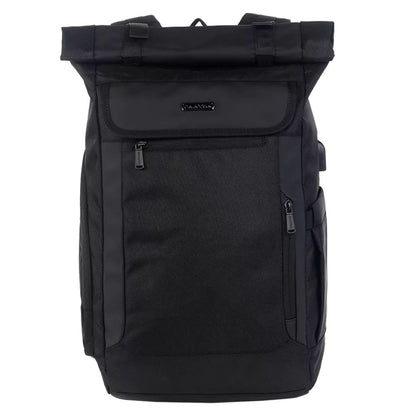 Canyon RT‑7 rolltop backpack with flap open showing expanded volume