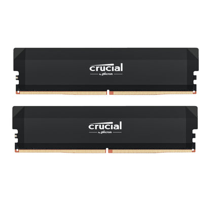 Crucial Pro DDR5 6000MHz 32GB Overclocking Memory Kit - Black