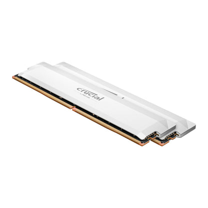 Crucial Pro DDR5 6000MHz 32GB Overclocking Memory Kit – White
