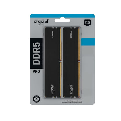 Crucial Pro DDR5-6000 64GB Overclocking Memory Kit - Black