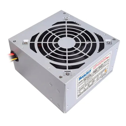 The PSU displayed at an angle, highlighting the 150 x 86 x 140 mm dimensions.

