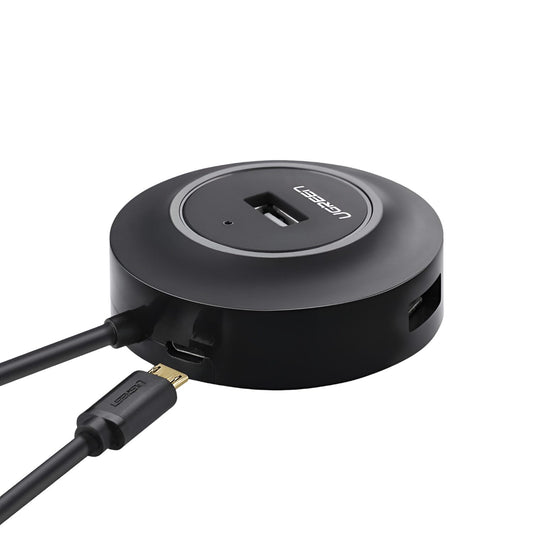 UGREEN 4-IN 1 USB 2.0 Hub (20777) - Black