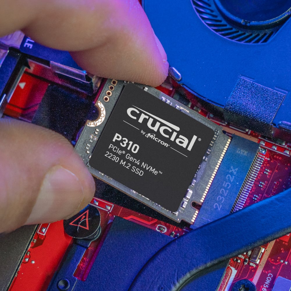 Crucial P310 1TB PCIe Gen4 2230 NVMe M.2 SSD