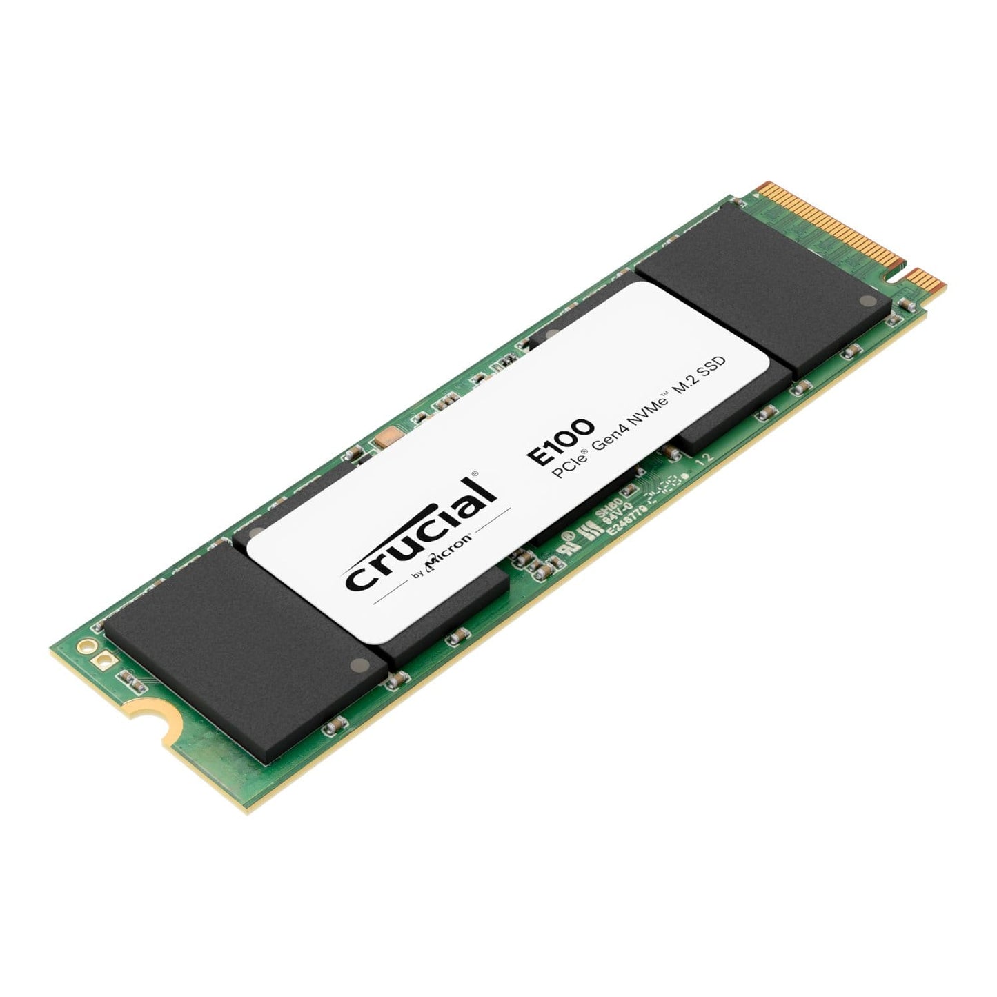 Crucial E100 2TB NVMe M.2 SSD PCIe Gen4 5000MB/s Speed