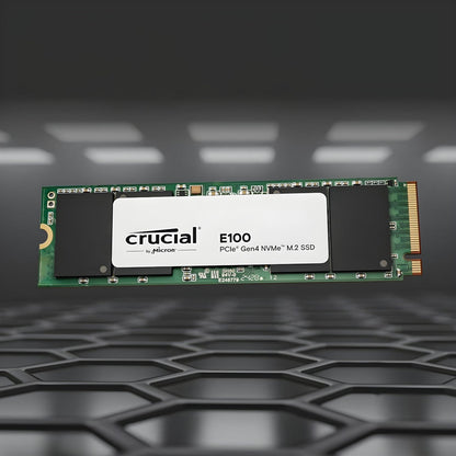 Crucial E100 2TB NVMe M.2 SSD PCIe Gen4 5000MB/s Speed