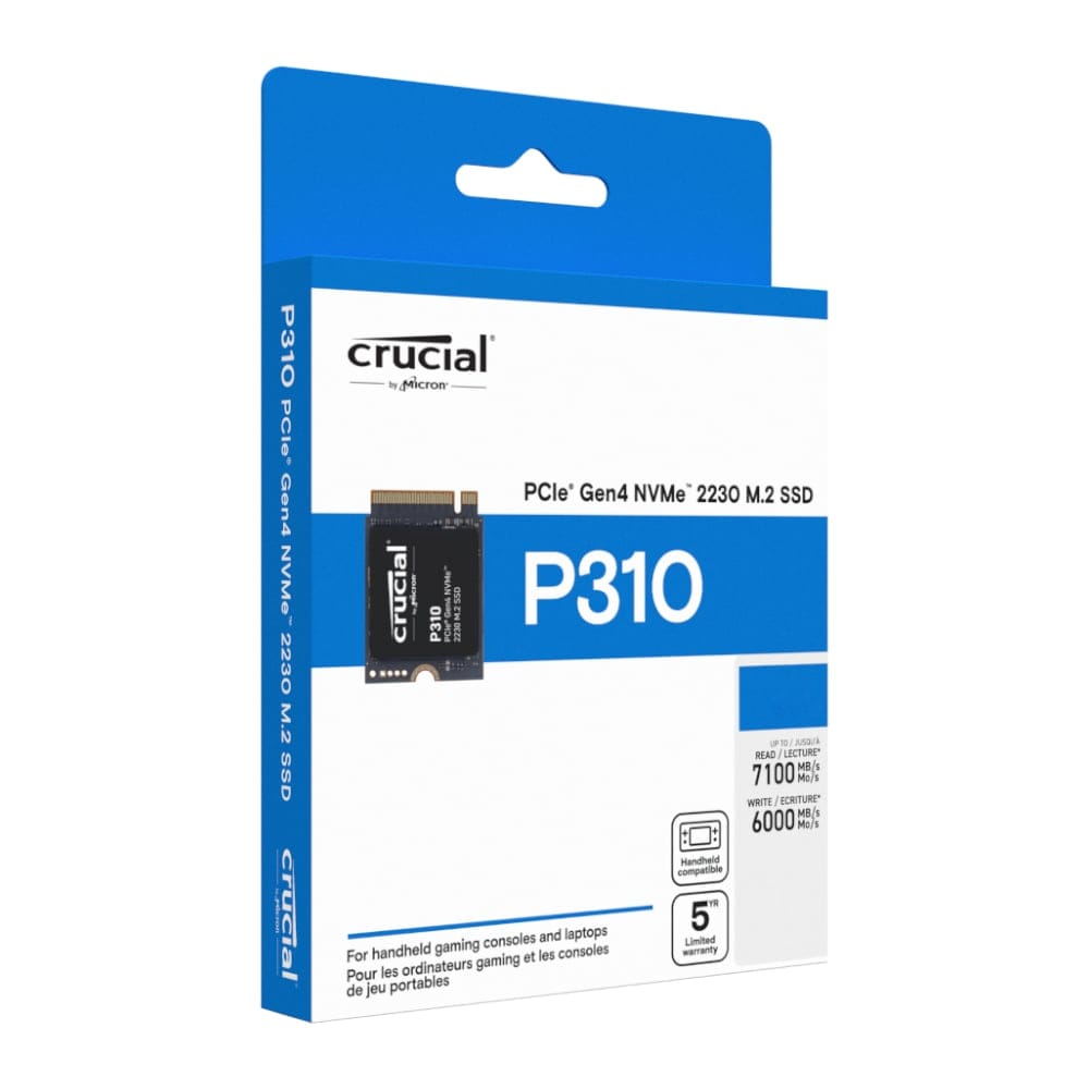 Crucial P310 PCIe Gen4 2230 NVMe M.2 SSD