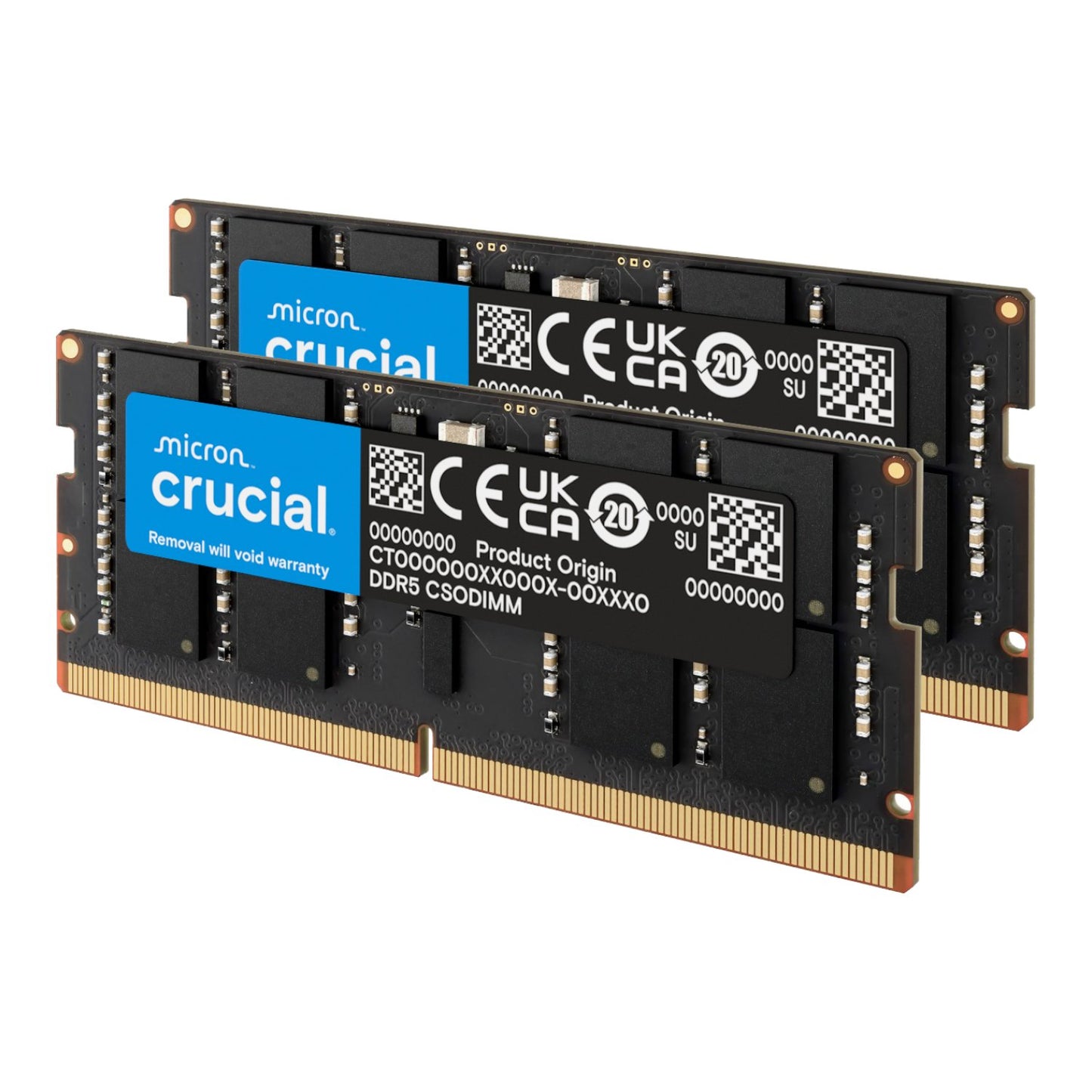 Crucial DDR5-6400 64GB CSODIMM Notebook Memory Kit (2 x 32GB)
