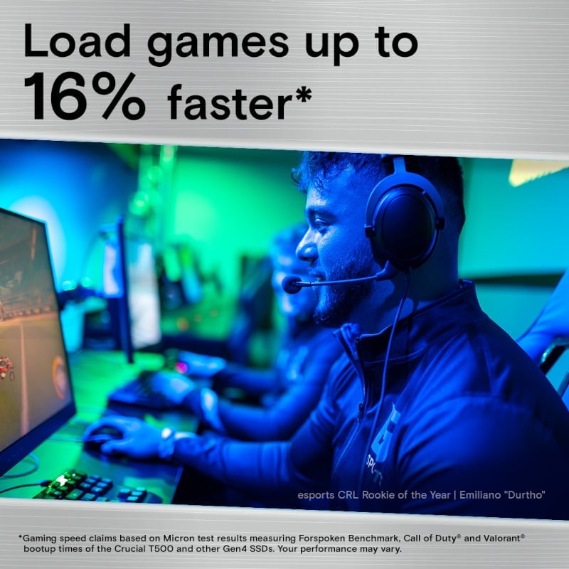 Crucial T500 4TB M.2 NVMe Gen4 NAND SSD