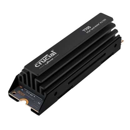 Crucial T705 4TB M.2 NVMe Gen5 with Heatsink NAND SSD