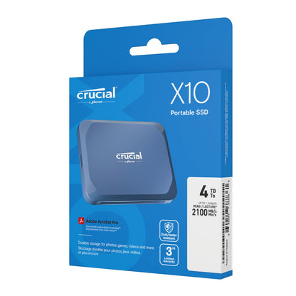 Crucial X10 4TB Type-C Portable SSD