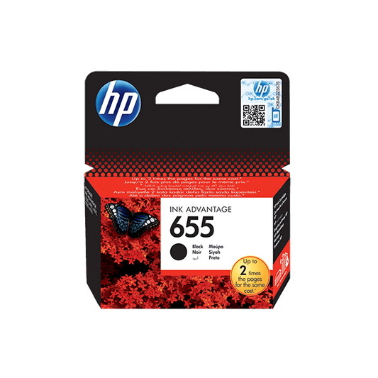 HP 655 BLACK INK ADVANTAGE CARTRIDGE