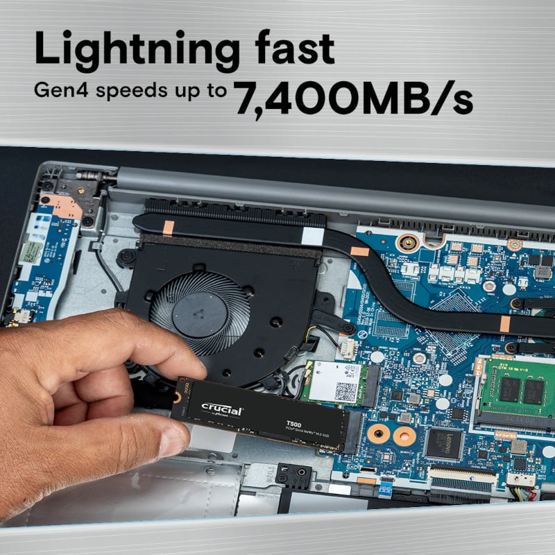 Crucial T500 M.2 NVMe Gen4 NAND SSD