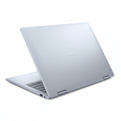 Dell 14 Plus convertible laptop folded in tent mode