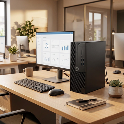 Refurbished Dell OptiPlex 3060 SFF Desktop - Core i5 8th Gen, 8GB RAM, 256GB SSD, Windows 11 Pro