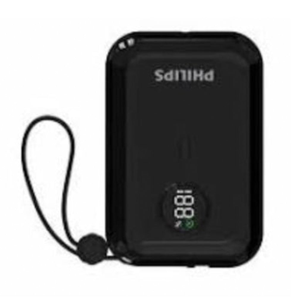 Compact Philips power bank for smartphones and tablets