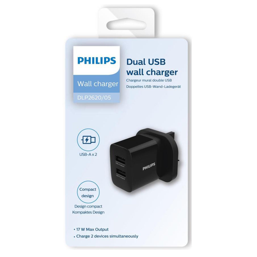 Philips USB wall charger SA converter Included