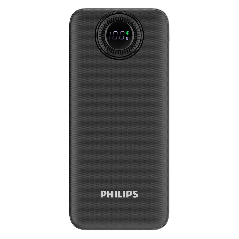 Philips USB-C and USB-A power bank with 3 ports