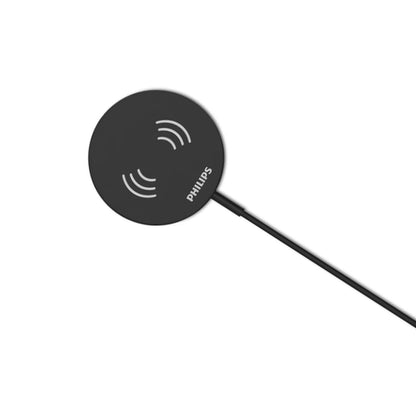 Compact Philips wireless charging pad in black