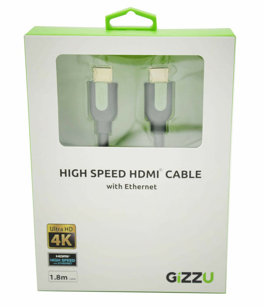 GIZZU High Speed V2.0 HDMI 1.8m Cable with Ethernet