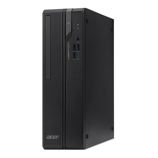 Side view of the Acer Veriton X2720G SFF Desktop showing the ports