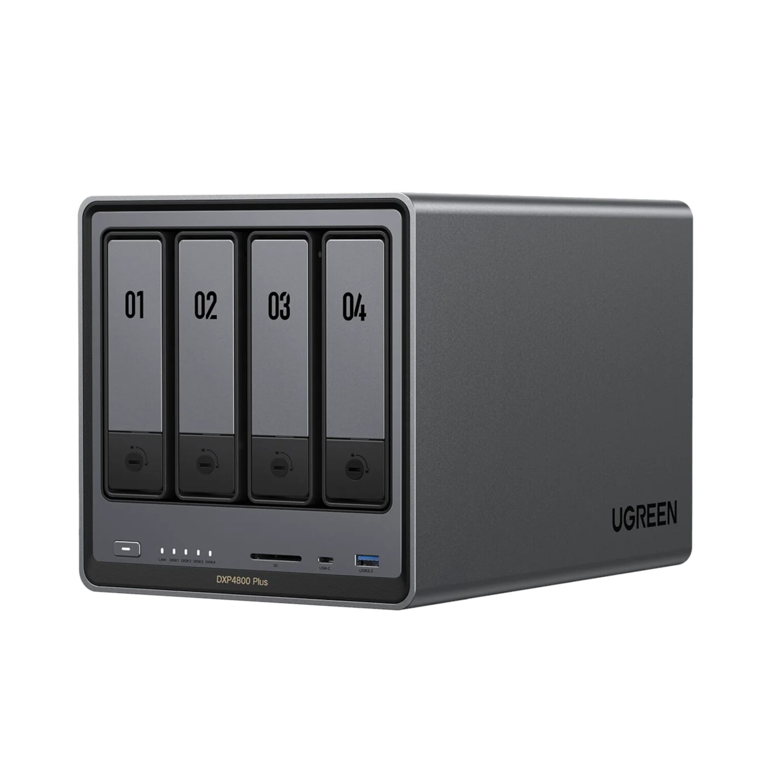 【中古】UGREEN NASync DXP4800 Plus UGREEN NASync DXP4800 Plus 4-Bay NAS – Matrix Warehouse Computers