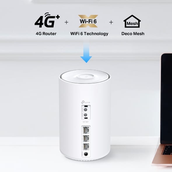 Tp-link AX1500 Whole Home Mesh WiFi 6 System with 4G+ Speed