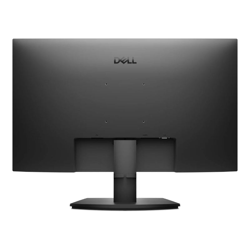 Rear view of the Dell SE2725HM showing the back panel with the VESA mounting holes and the Dell logo