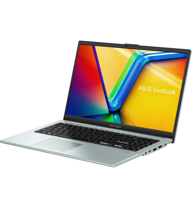 ASUS Vivobook laptop with colorful display on a white background