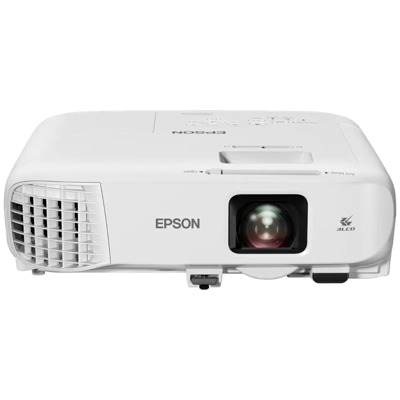 Epson projector on a white background