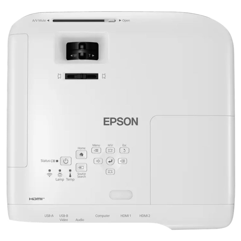Epson projector on a white background