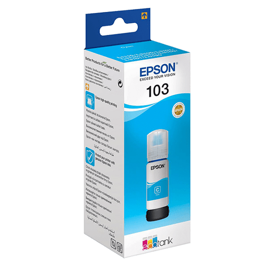 Epson 103 Ecotank Cyan Ink Bottle