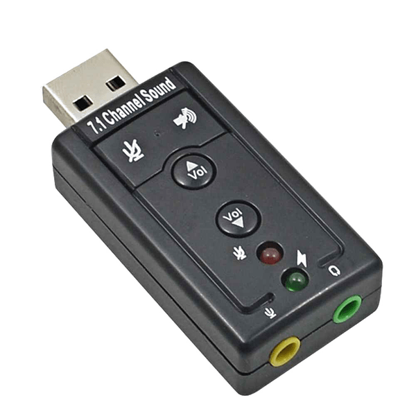 EXTERNAL USB 7.1 CHANNEL SOUND ADAPTER