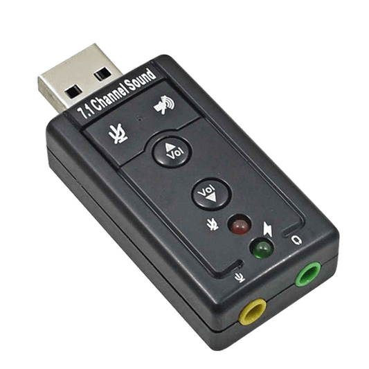 EXTERNAL USB 7.1 CHANNEL SOUND ADAPTER