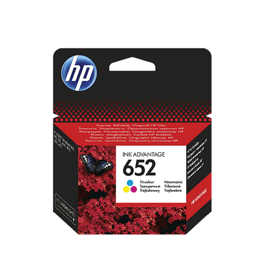 HP 652 Tri-Colour Original Ink Advantage Cartridge