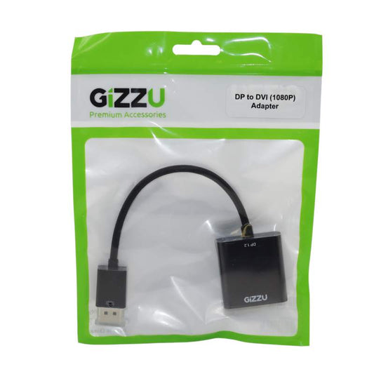 GIZZU 0.15m Display Port Male to DVI Female Adapter