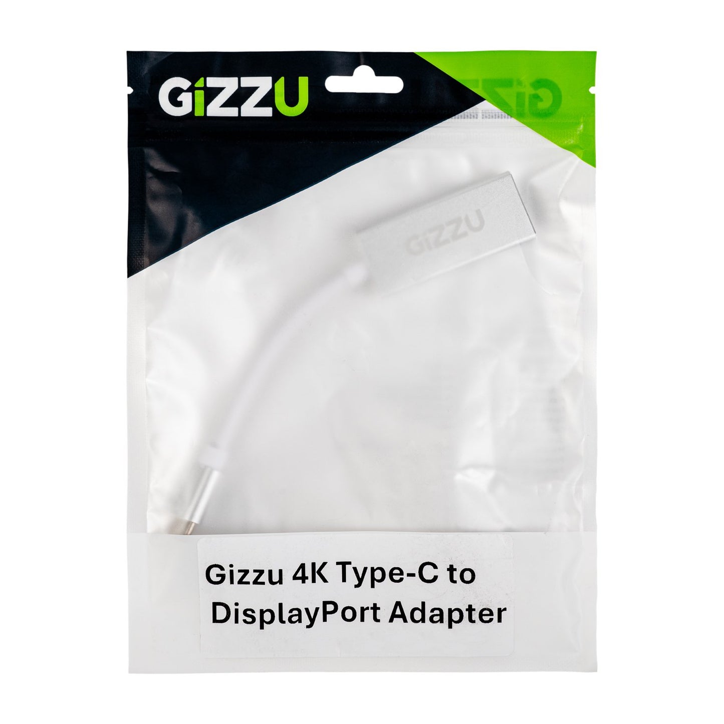 Gizzu 4K60Hz Type-C to DisplayPort Adapter – Silver