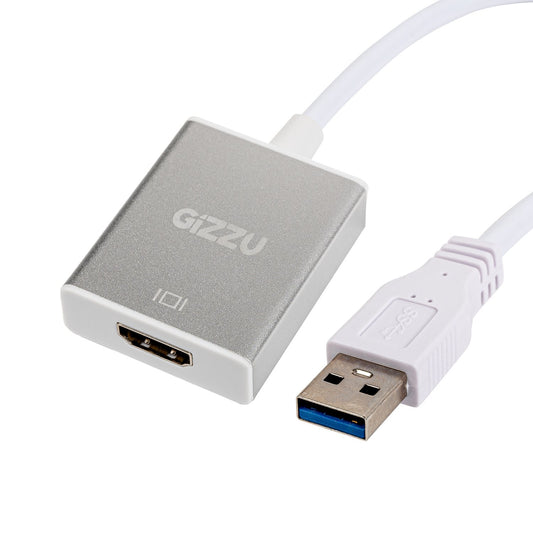 Gizzu USB3.0 to HDMI Adapter – Silver