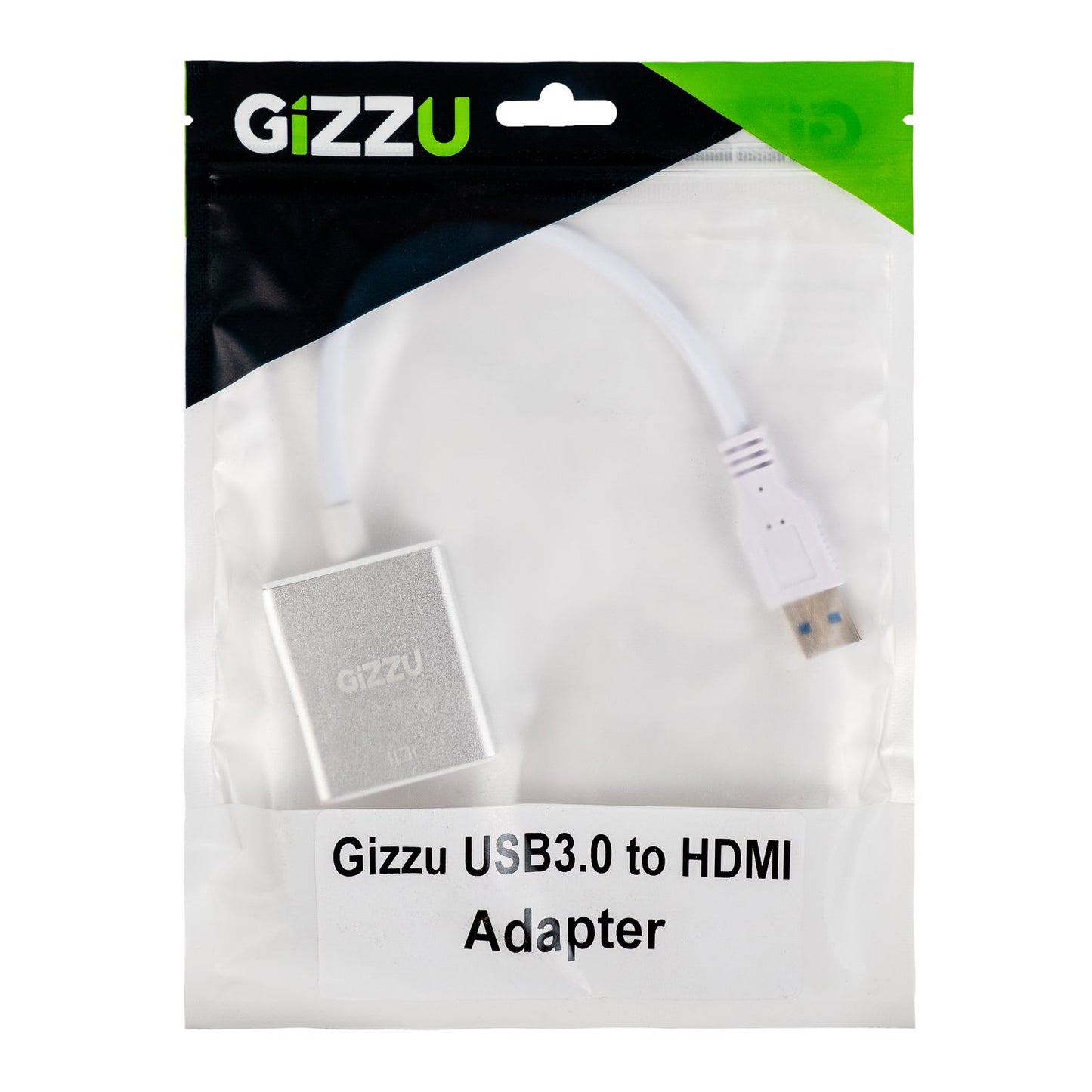 Gizzu USB3.0 to HDMI Adapter – Silver