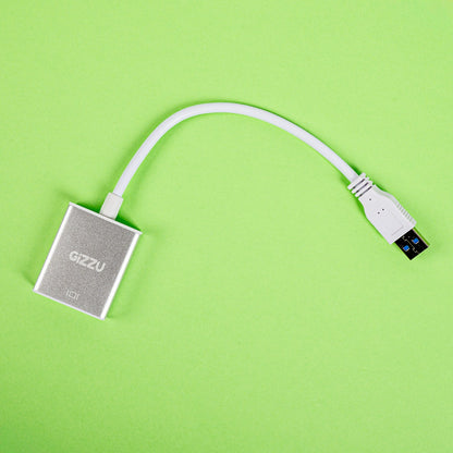 Gizzu USB3.0 to HDMI Adapter – Silver