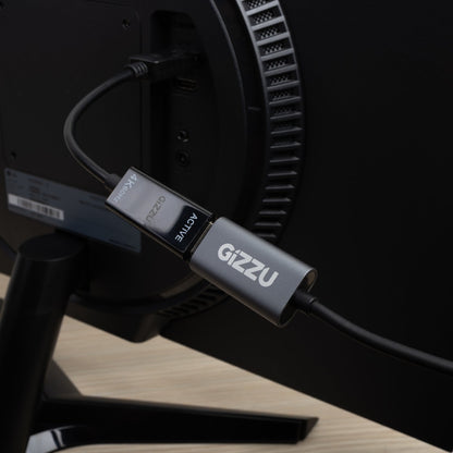 Gizzu 1080P VGA to HDMI Adapter - with Audio (Black)