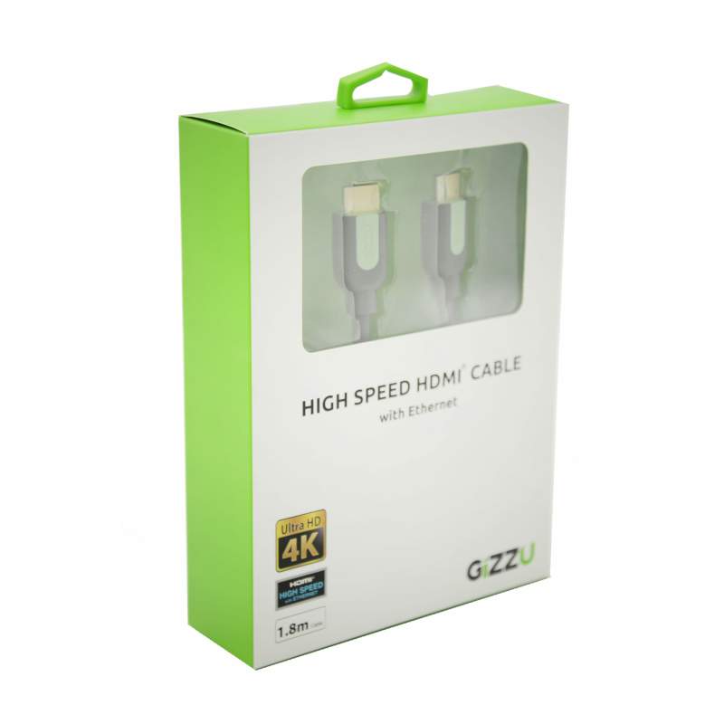 GIZZU High Speed V2.0 HDMI 1.8m Cable with Ethernet