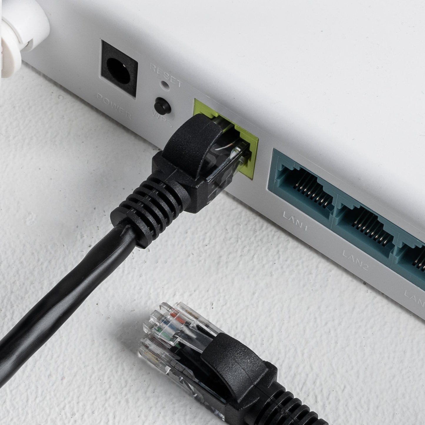 Gizzu Cat6 UTP Fly Lead Ethernet Network Cable 50cm – Black