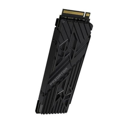 Acer Predator GM7000HS 1TB Gen4 NVMe SSD with heatsink in black angular enclosure