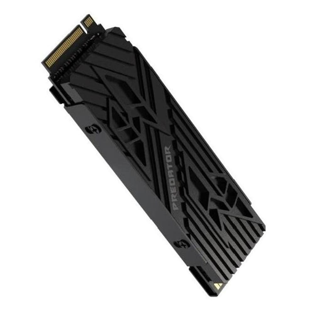 Predator GM7000HS 2TB Gen4 NVMe SSD with heatsink, gaming-grade M.2 PCIe 4.0 drive.