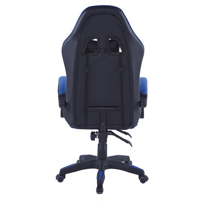 View from behind of a ergonomic gaming chair