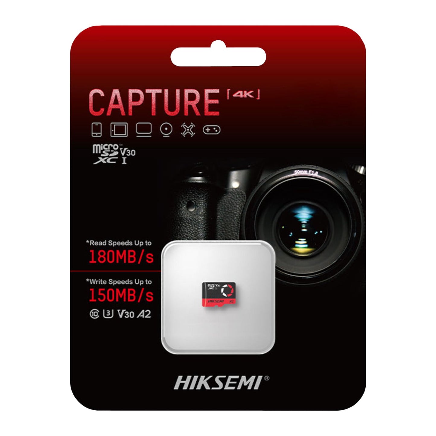 Hiksemi Capture V30 256GB MicroSDXC (Without Adapter)