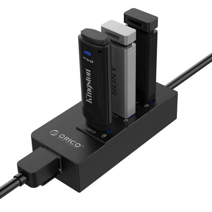 Orico 3 Port USB3.0 HUB With Gigabit Ethernet Adapter