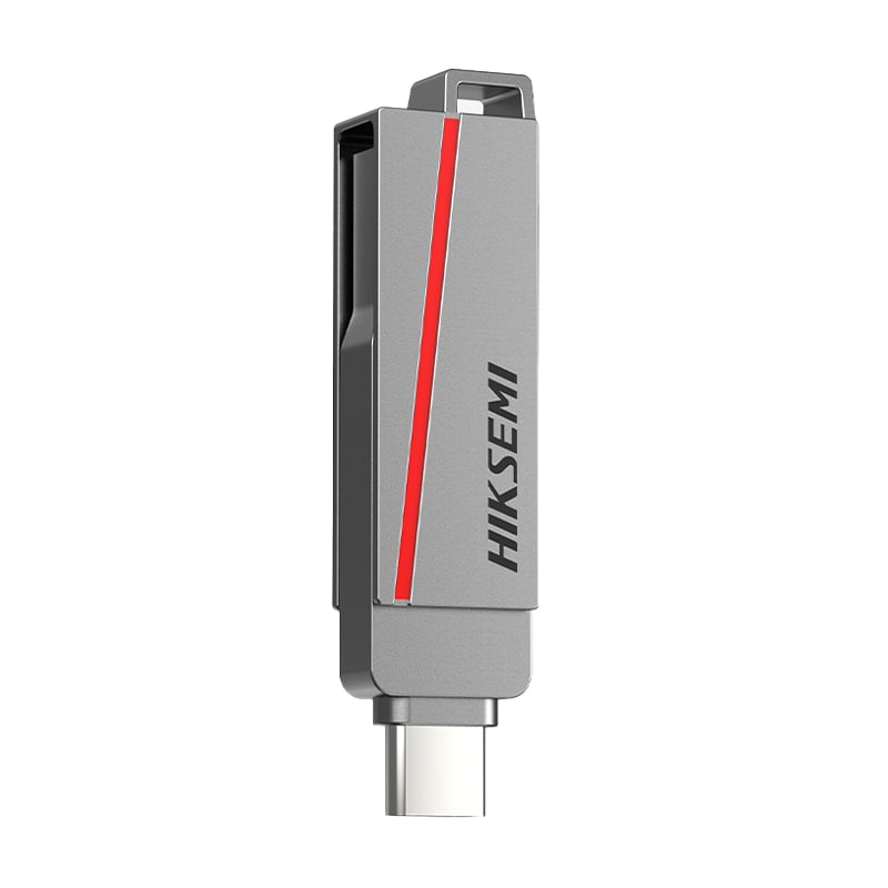 HIKSEMI Dual Slim 256GB USB 3.2 Flash Drive – Type-C & USB-A
